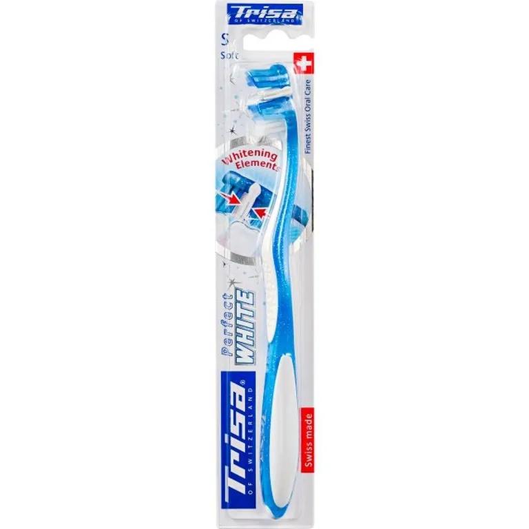 Brosse à dents Trisa Perfect White soft Duo