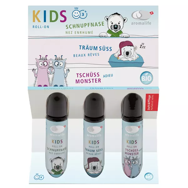 Aromalife Set cadeau Kids Roll-on Set 3 pièces Aromalife Set cadeau Kids Roll-on Set 3 pièces