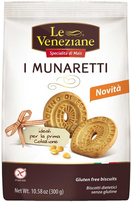 LE VENEZIANE Biscuits Munaretti sans gluten 300g