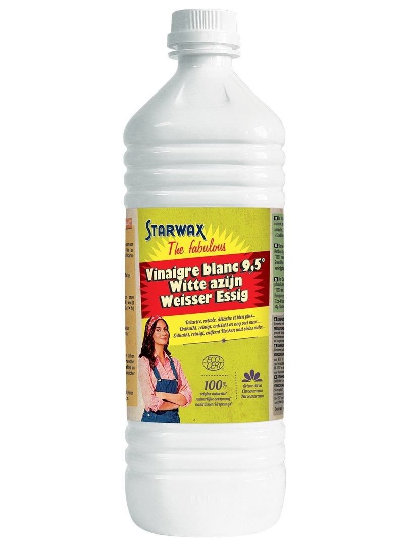 Starwax the fabulous vinaigre blanc 9.5° au parfum de citron Fl 1 lt Starwax the fabulous vinaigre blanc 9.5° au parfum de citron Fl 1 lt