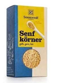 Sonnentor Graines de moutarde jaunes entières BIO Btl 120g Sonnentor Graines de moutarde jaunes entières BIO Btl 120g