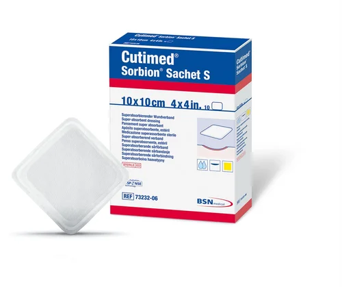 Cutimed Sorbion Sachet S 10 x 10 cm 50 pièces