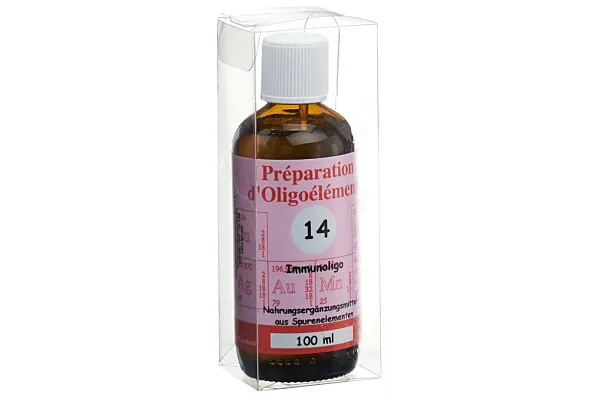 Bioligo POE 14 Immunoligo Préparation d'oligoéléments/succion 100ml Bioligo POE 14 Immunoligo Préparation d'oligoéléments/succion 100ml