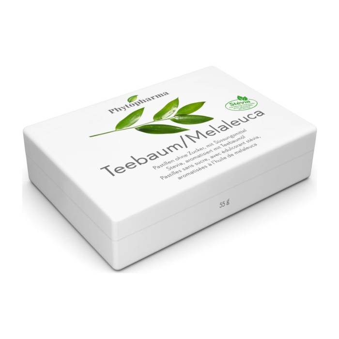 PHYTOPHARMA Pastilles à l'huile essentielle d'arbre à thé 40 pièces