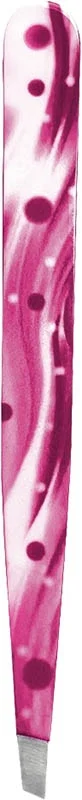 Hausmann Pincette oblique vagues rose