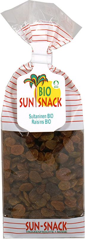 BIO SUN SNACK Raisins sultanines bio Btl 250g BIO SUN SNACK Raisins sultanines bio Btl 250g