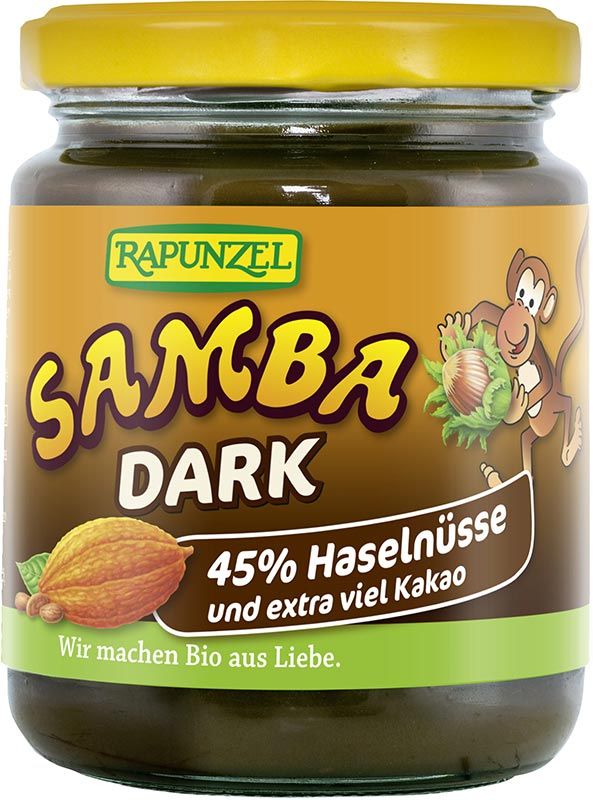 Rapunzel Samba Pâte à tartiner noisette foncée 250g Rapunzel Samba Pâte à tartiner noisette foncée 250g
