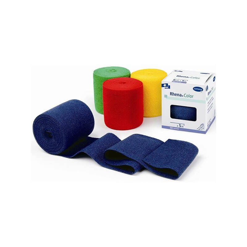 Rhena Color Bandes élastiques 6cmx5m bleu ouvert 10 pièces