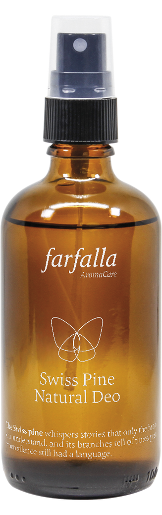 FARFALLA Déodorant naturel au pin suisse 100ml FARFALLA Déodorant naturel au pin suisse 100ml