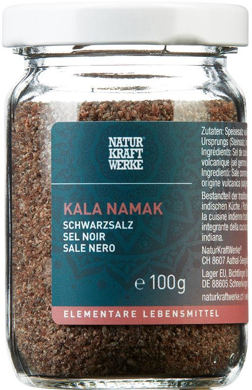 NATURKRAFTWERKE Sel noir de Kala Namak 100g NATURKRAFTWERKE Sel noir de Kala Namak 100g