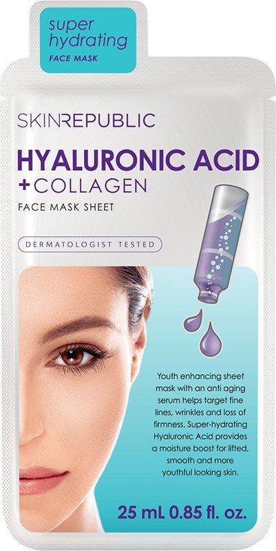 SKINREPUBLIC Hyaluron Acid Collag Masque pour le visage 25ml