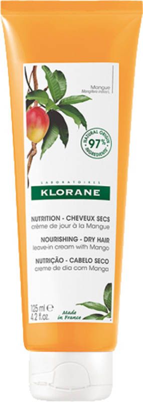 Klorane Crème de jour pour les cheveux à la mangue 125ml