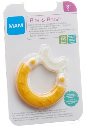 MAM Bite & Brush Anneau de dentition 3+ mois
