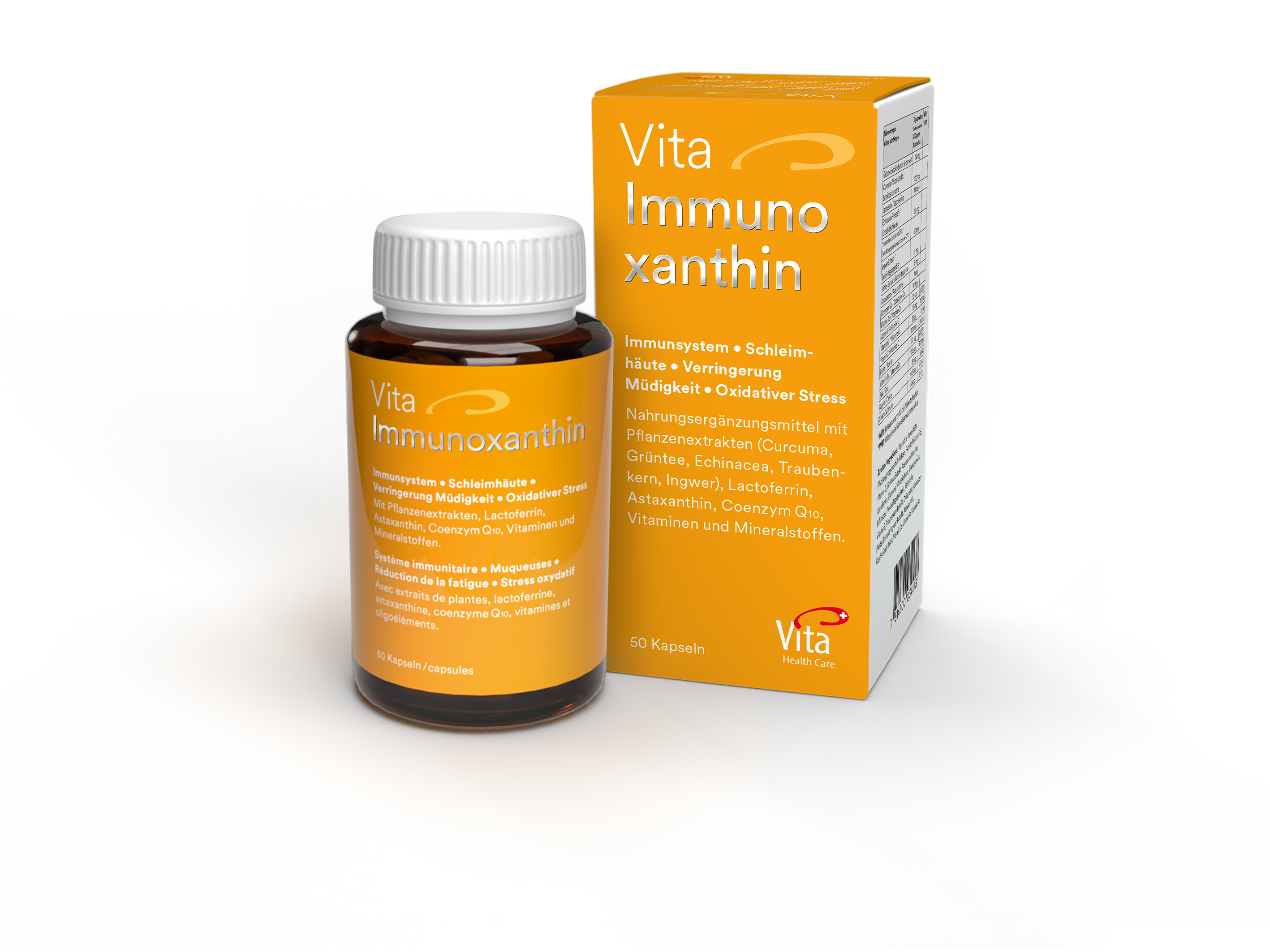 Capsules d'immunoxanthine Vita 50 pièces Capsules d'immunoxanthine Vita 50 pièces