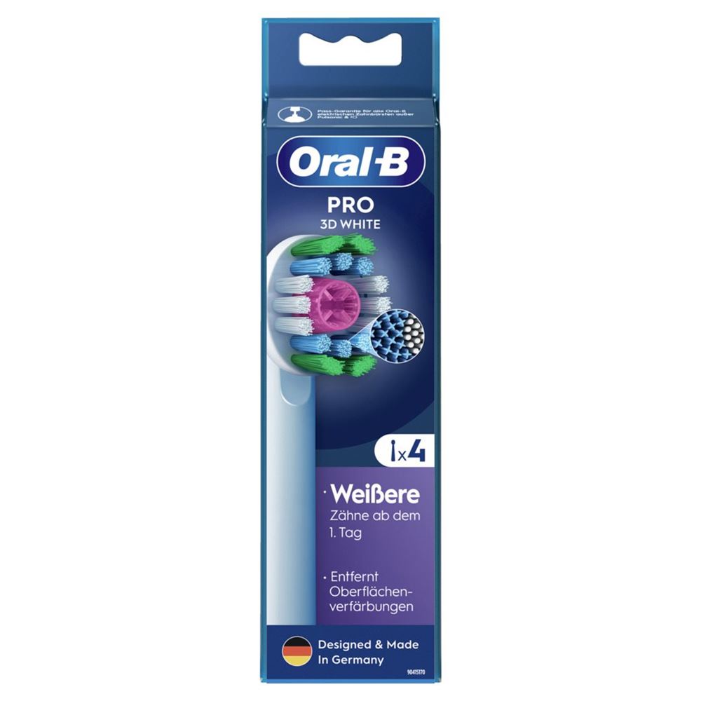 Oral-B Brosses à dents 3D White Pro 4 pièces Oral-B Brosses à dents 3D White Pro 4 pièces