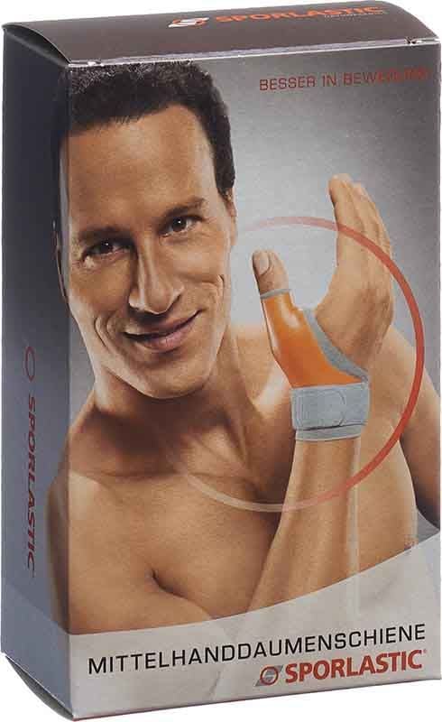 Attelle de pouce SPORLASTIC pour métacarpe S, droit, peau