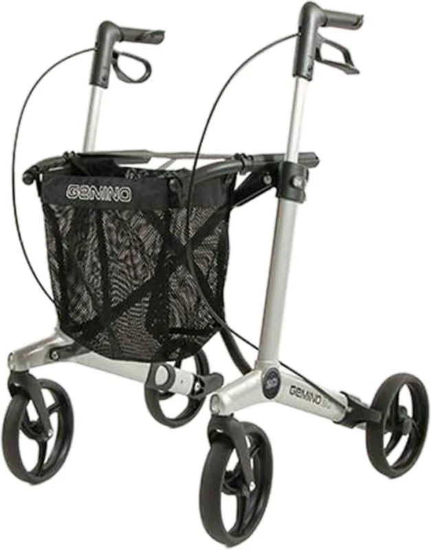 Rollateur léger SUNRISE Gemino argent 30 Rollateur léger SUNRISE Gemino argent 30