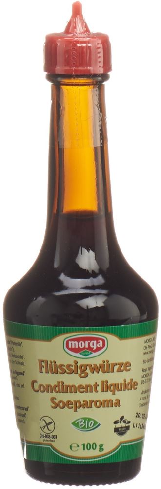 MORGA Condiment liquide végétal bio 100g MORGA Condiment liquide végétal bio 100g