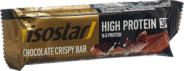 Isostar High Protein Bar Choc Crispy 55g Isostar High Protein Bar Choc Crispy 55g