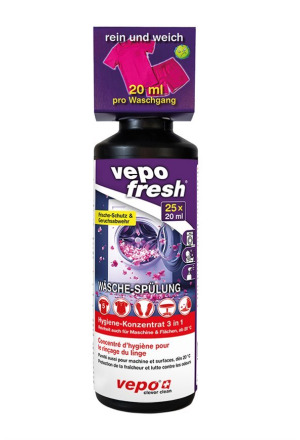 Vepofresh rinçage du linge Concentré d'hygiène Fl 500 ml