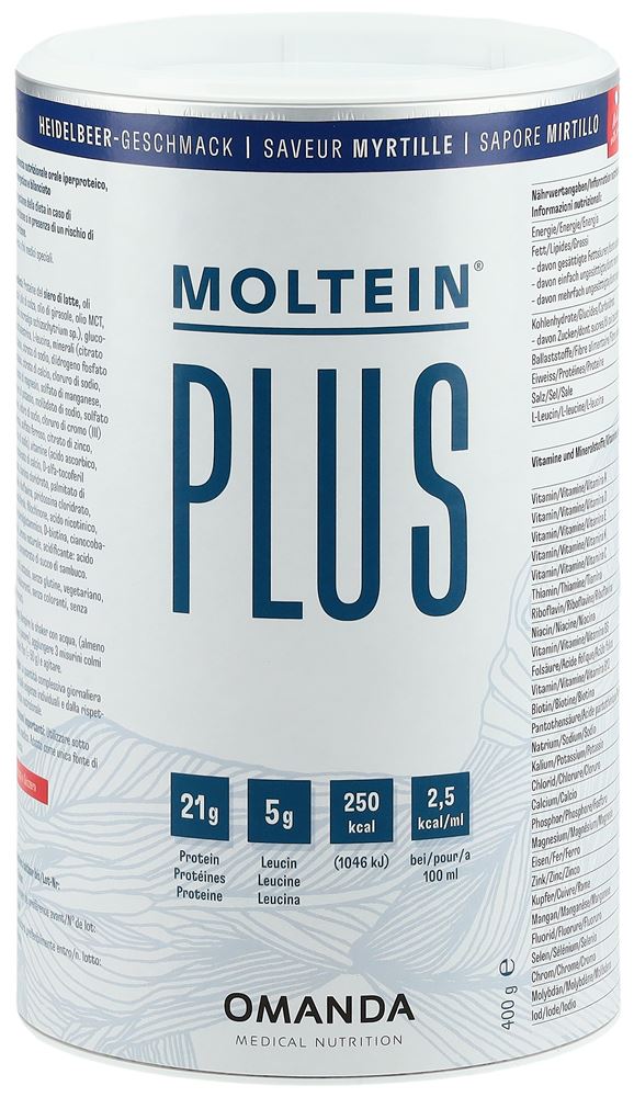 MOLTEIN PLUS 2.5 myrtille Ds 400g MOLTEIN PLUS 2.5 myrtille Ds 400g