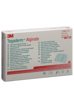 Compresse d'alginate 3M Tegaderm 5x5cm 10 pièces Compresse d'alginate 3M Tegaderm 5x5cm 10 pièces