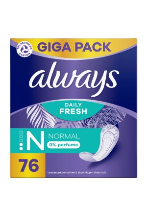 Protège-slip ALWAYS Normal sans parfum GigaP 76 pièces