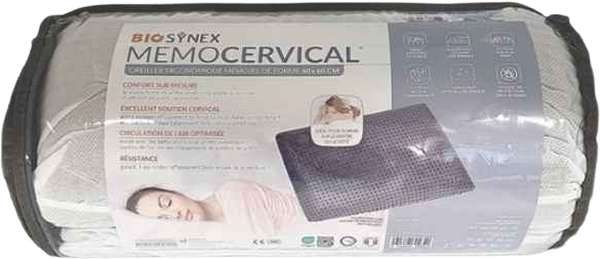 Coussin cervical à mémoire de forme Biosynex gris Coussin cervical à mémoire de forme Biosynex gris
