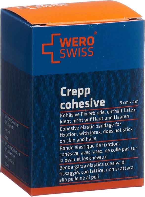 WERO SWISS Lux K-10 El bande de fixation 4mx8cm blanc