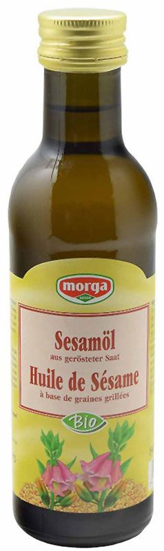 MORGA Huile de sésame grillé Bio Fl 1.5dl MORGA Huile de sésame grillé Bio Fl 1.5dl