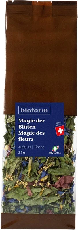 Biofarm thé magie des fleurs sachet 25g