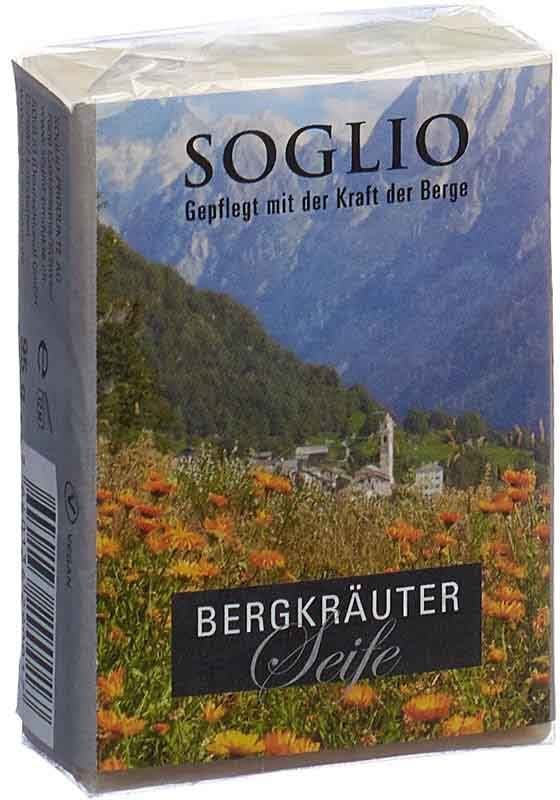 SOGLIO Savon aux herbes de montagne 95g