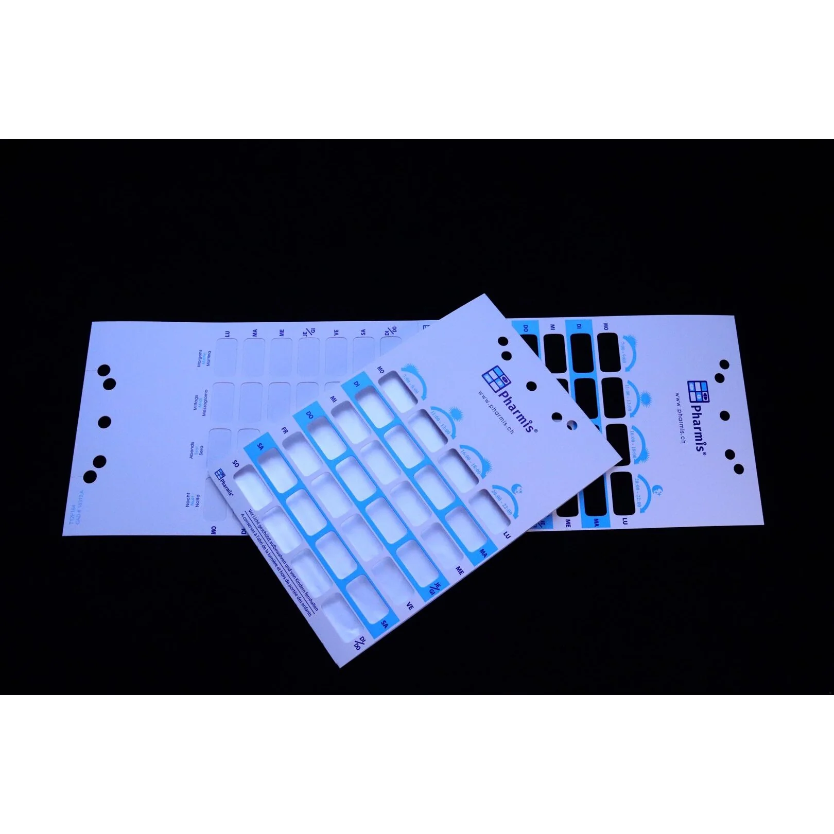 Cartes blister PHARMIS Quattro Hot 500 pièces