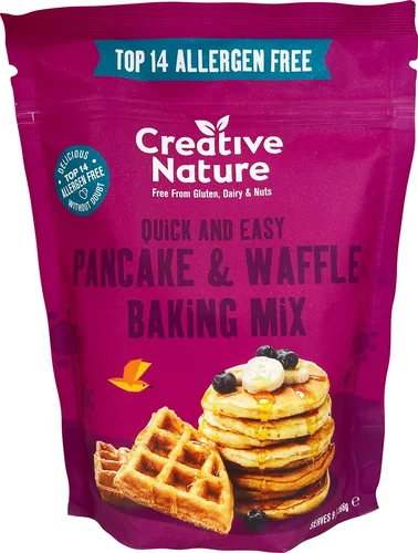CREATIVE NATURE Mix pour crêpes et gaufres sans allergènes 266 g