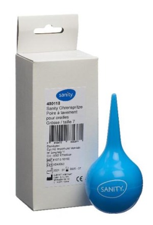 Seringue auriculaire Sanity Gr7 75ml Seringue auriculaire Sanity Gr7 75ml