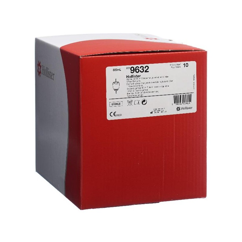Poche urinaire pour les jambes Hollister 800ml avec tuyau de dérivation 50 cm, stérile, 10 pièces