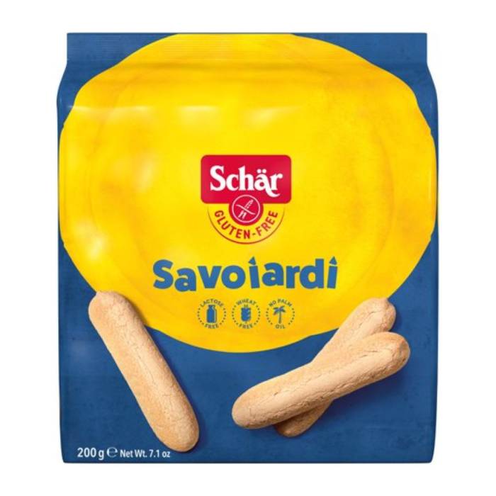 Schär Savoiardi Biscuits à la cuillère sans gluten 200g Schär Savoiardi Biscuits à la cuillère sans gluten 200g