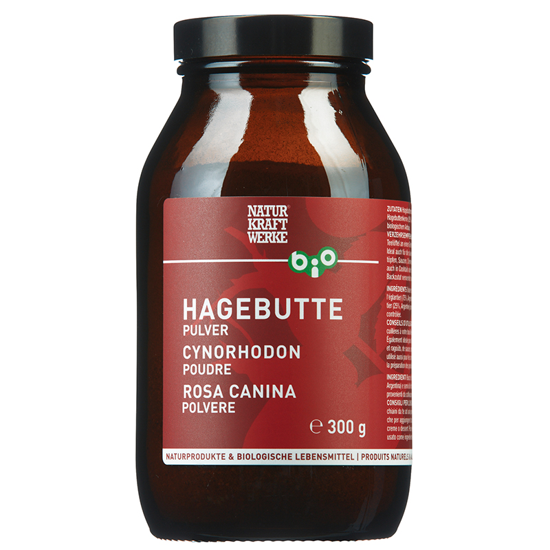 NATURKRAFTWERKE Poudre de cynorrhodon bio 300g NATURKRAFTWERKE Poudre de cynorrhodon bio 300g