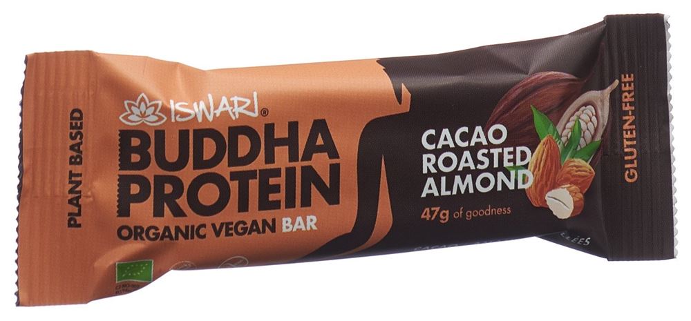 ISWARI Protein Bar Amande&Cacao BIO 47g ISWARI Protein Bar Amande&Cacao BIO 47g