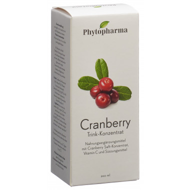 PHYTOPHARMA Cranberry Concentré à boire 200ml