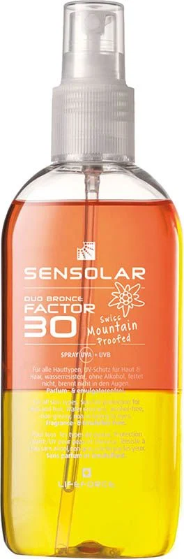 SENSOLAR Spray solaire SPF30 sans émulsifiant 100ml
