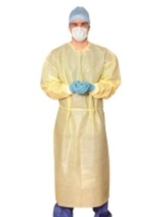 EVERCARE Blouse de protection L 135cm jaune 5 pièces