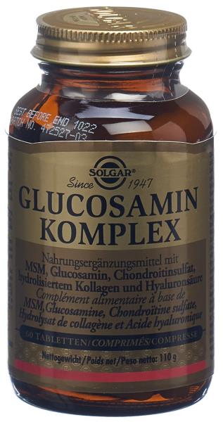 Solgar Complexe de glucosamine en comprimés Fl 60 pièces Solgar Complexe de glucosamine en comprimés Fl 60 pièces