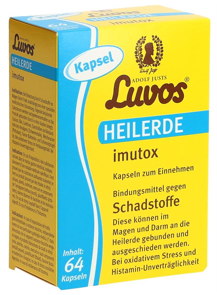 LUVOS Terre médicinale Imutox capsules 64 pièces LUVOS Terre médicinale Imutox capsules 64 pièces