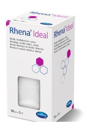 Bande élastique Rhena Ideal 10cmx5m blanche
