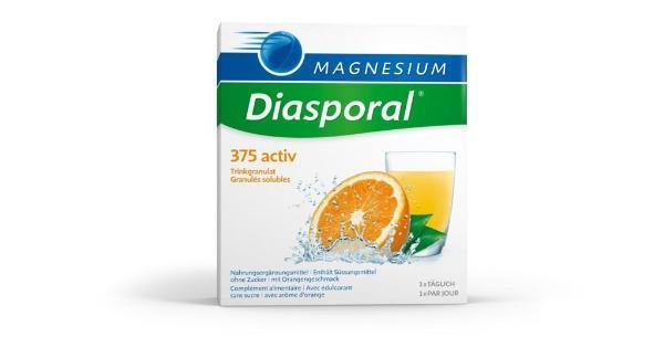 Magnésium Diasporal Activ granulés à boire orange 20 pièces