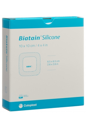 Pansement mousse Biatain Silicone 10x10cm auto-adhésif 10 pièces