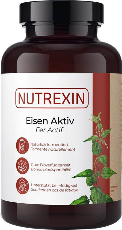 Gélules au fer actif Nutrexin 240 pièces Gélules au fer actif Nutrexin 240 pièces
