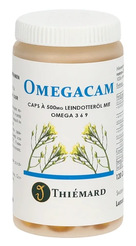 OMEGACAM Leindotteröl Kapseln 500 mg 120 Stück