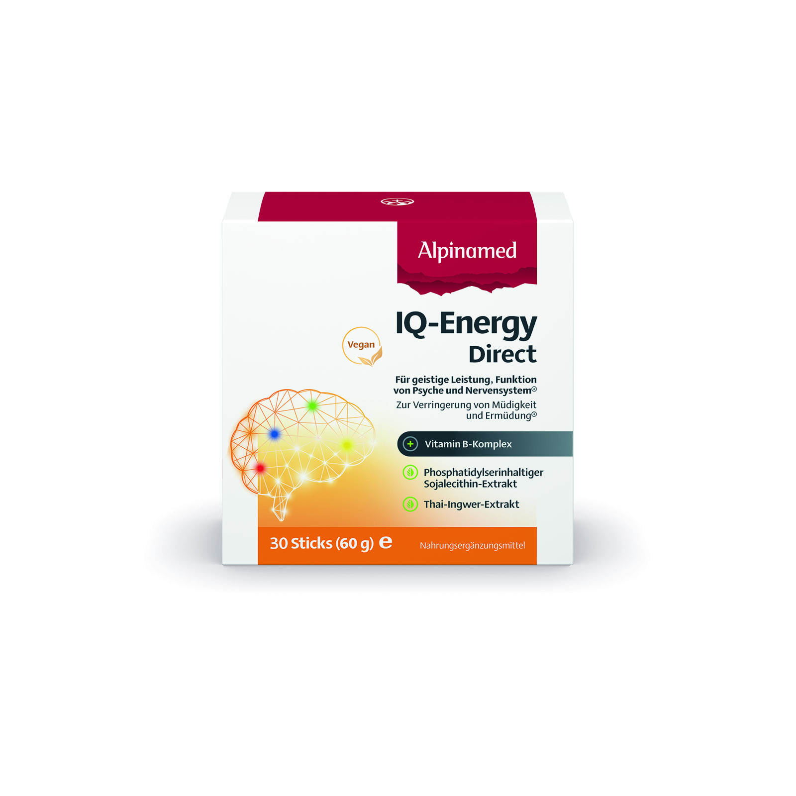 ALPINAMED IQ-Energy Direct 30 bâtonnets de 2 g